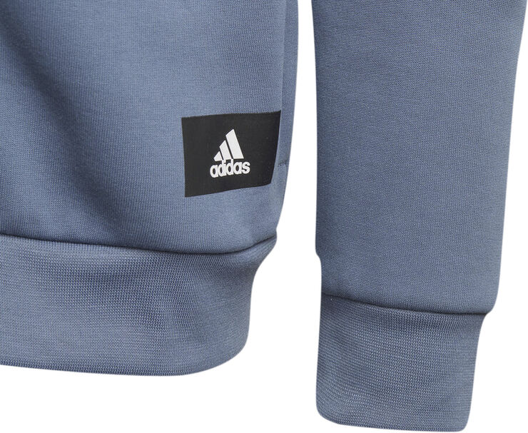 adidas Future Icons 3-Stripes Full-Zip hættetrøje Blå