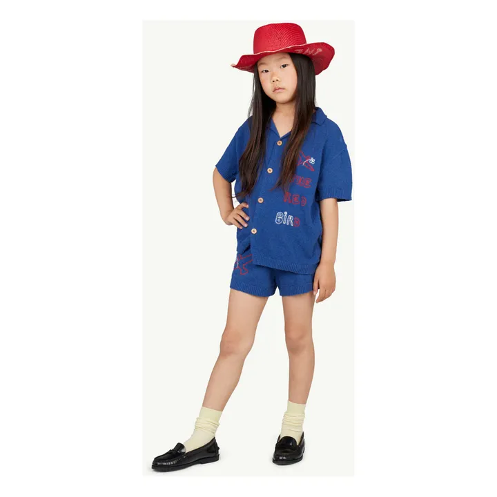 The Animals Observatory Cardigan Whale | Bleu marine