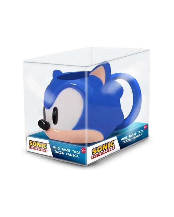 Stor: Sonic The Hedgehog - Head 3d Mug In Gift Box (350ml) (78896) (3DS)