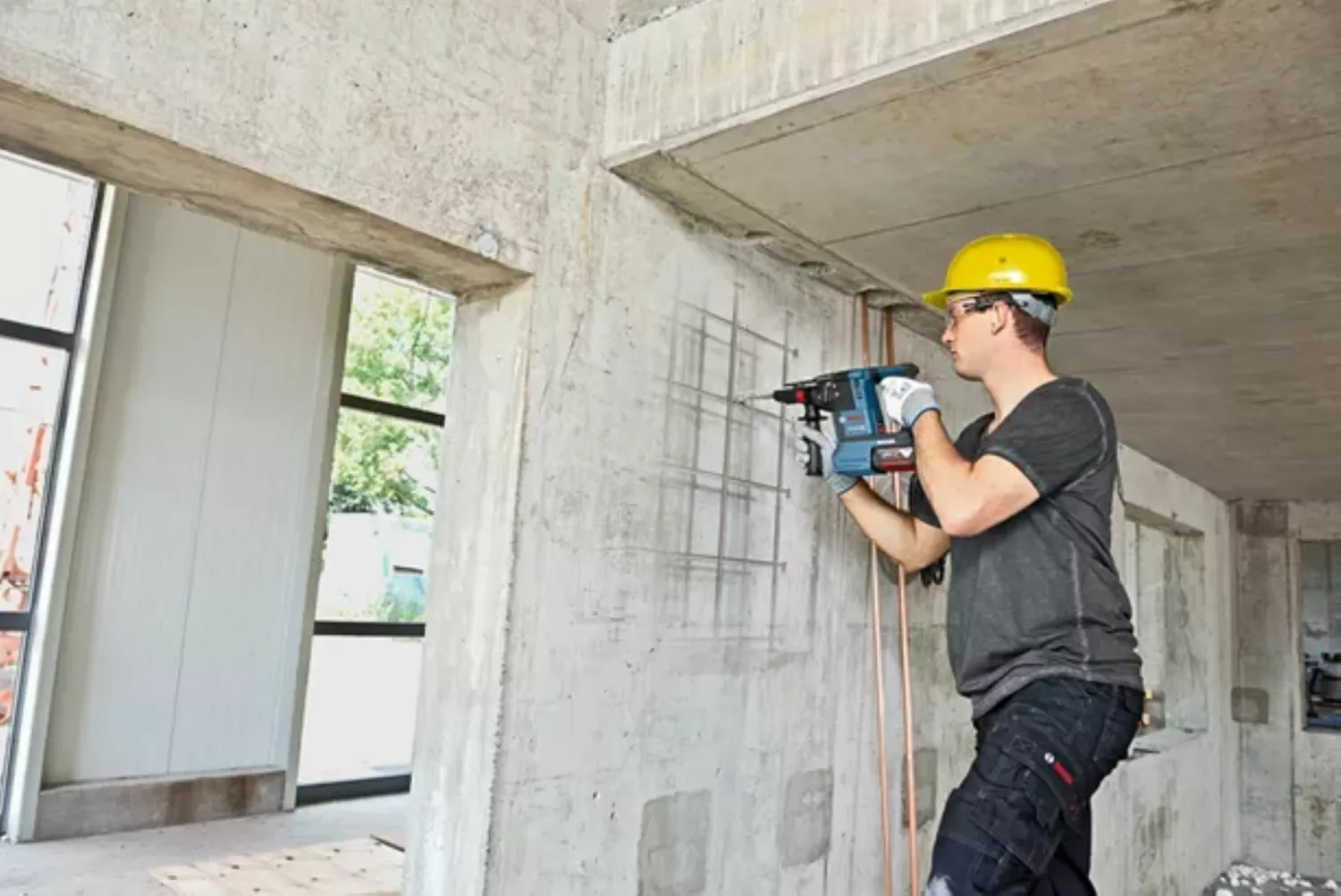 Bosch GBH 18V-26 F 18V Li-Ion accu SDS-plus Combihamer body in L-Boxx - 2,6J - koolborstelloos
