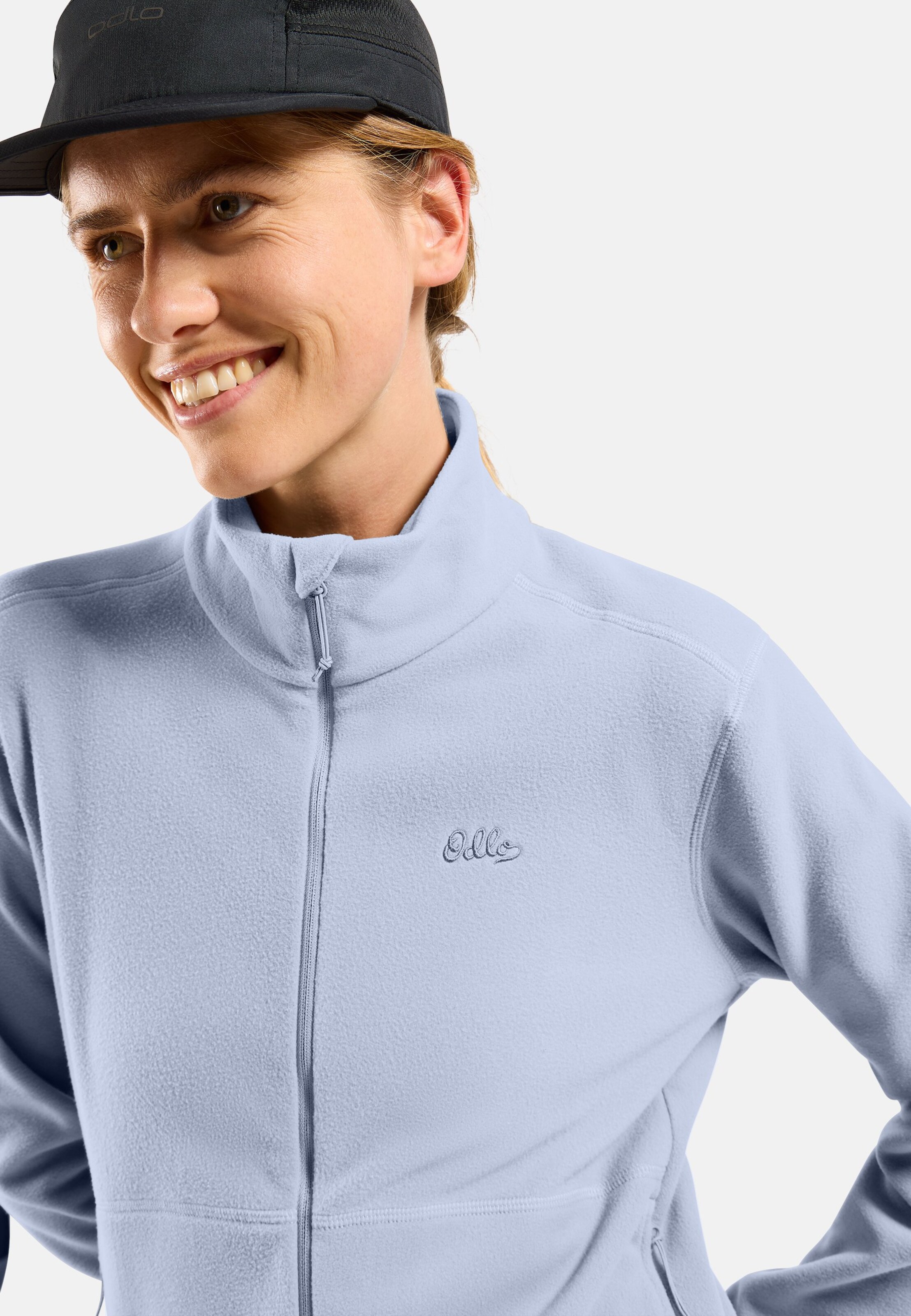 Klassische Essentials Multisport Fleecejacke mit Reissverschluss in Blue heron