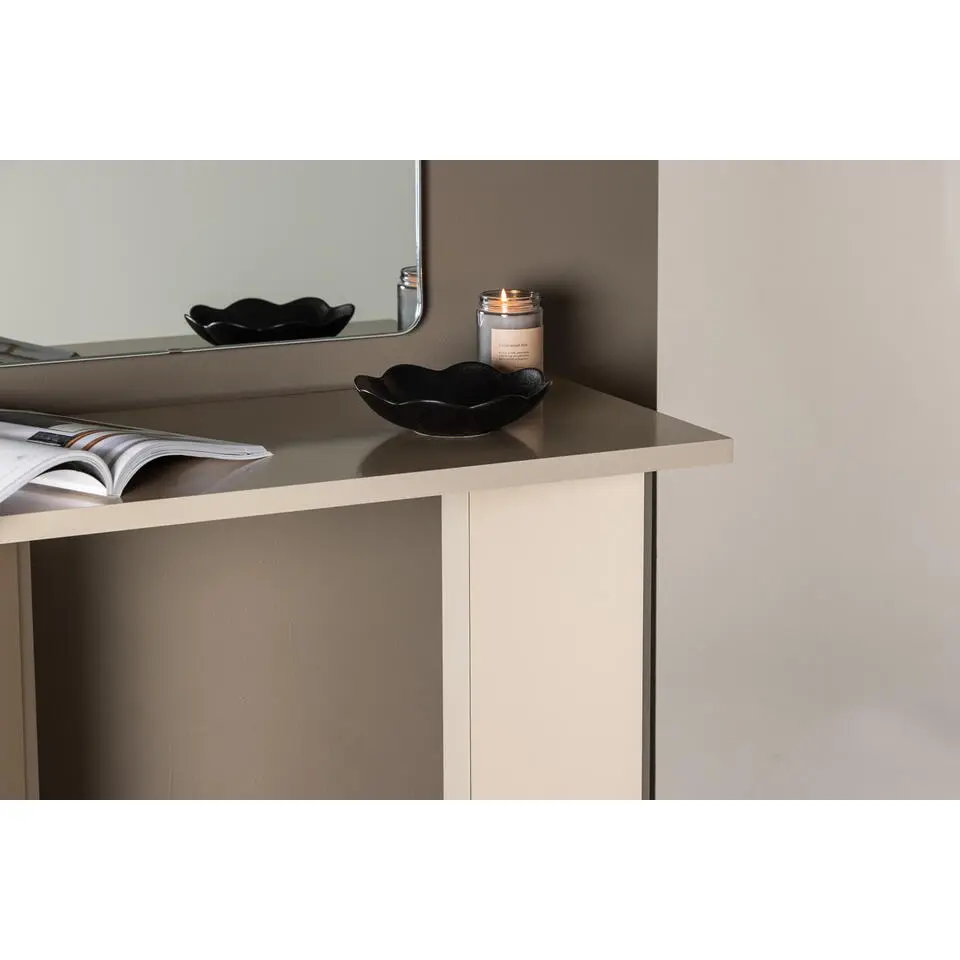 Sidetable Rechthoek - Beige MDF - 90x42x75cm - Kristiansund