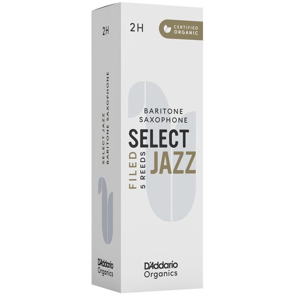 DAddario Woodwinds Organic Sel. Jazz Filed BAR 2H