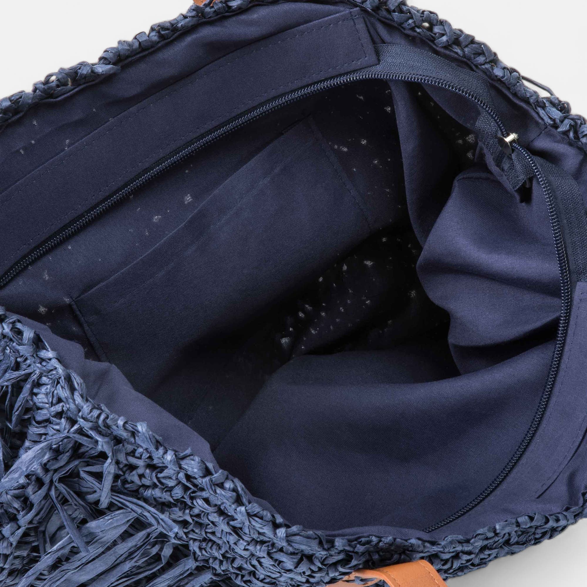Sac de shopping jeans