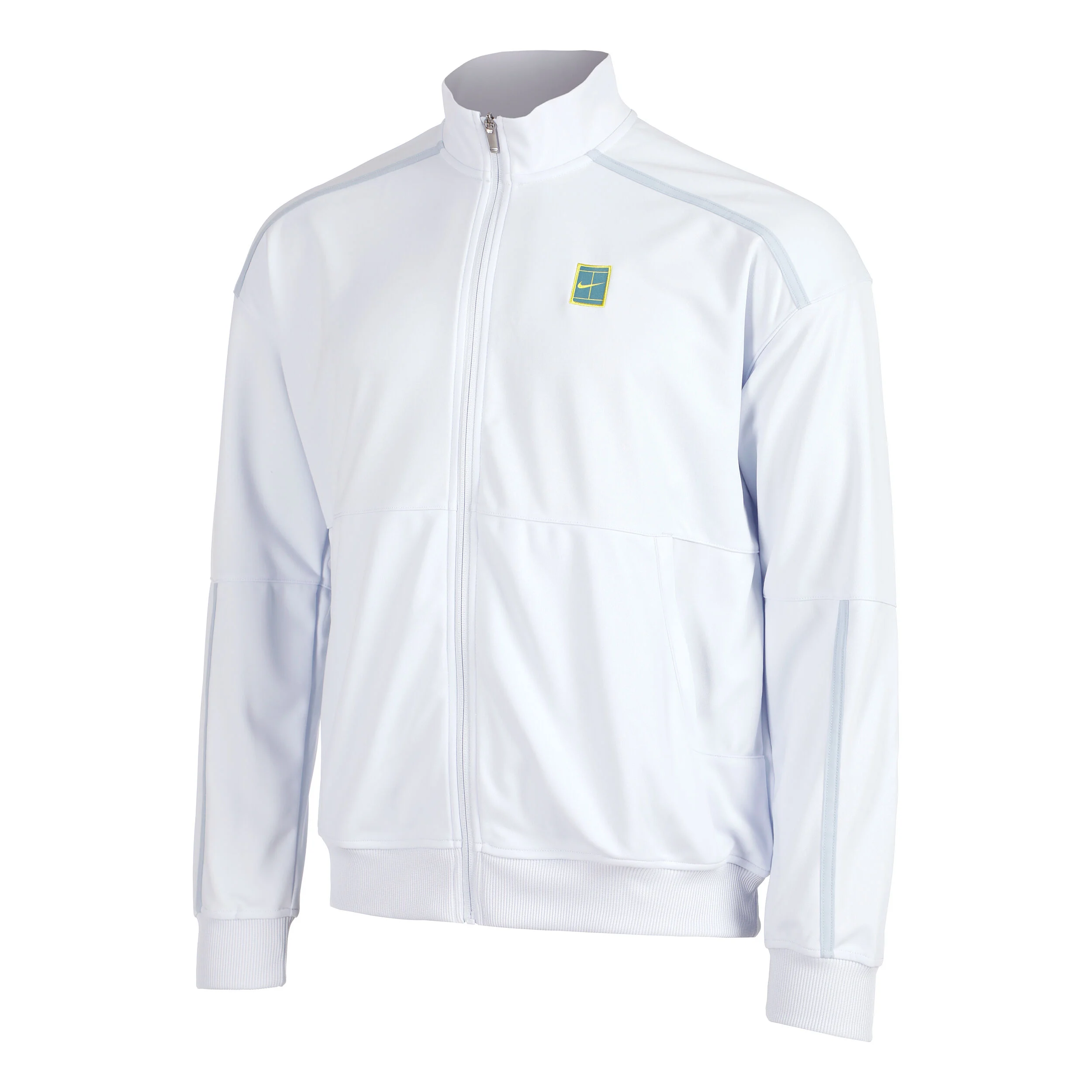 Nike Court Heritage Veste De Survêtement Hommes - Gris Clair , Bleu Clair