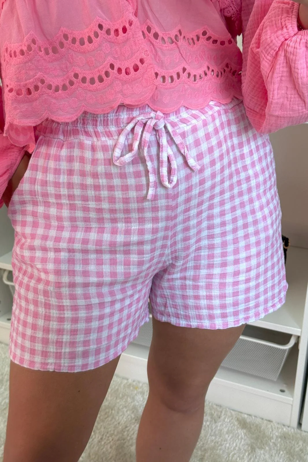 A-bee Sofie Shorts- Pink