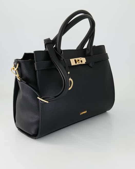 L.Credi Konstanze Handtasche in Schwarz