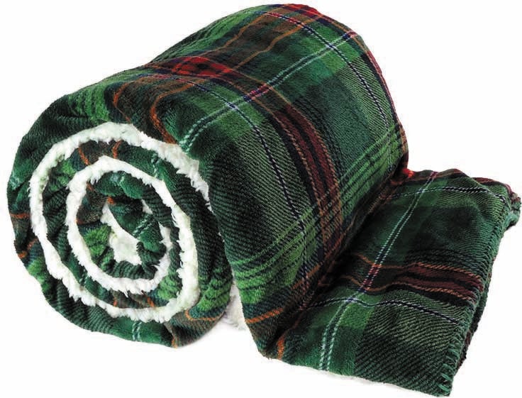 Unique living plaid Larsson groen 150 x 200 cm