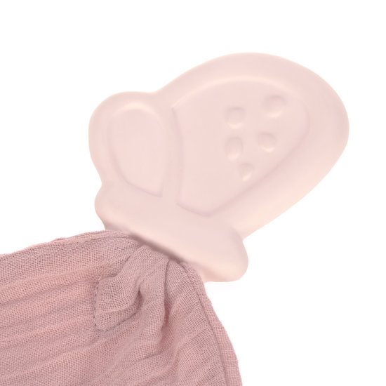 Garden explorer Doudou avec anneau de dentition caoutchouc naturel   Papillon        de               Lässig