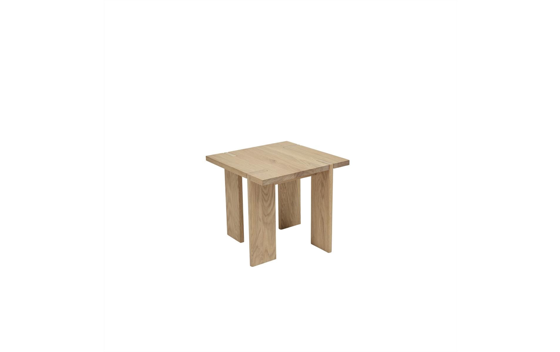 Beistelltisch Square 40 x 36 cm, Braun<br>Niedriger Kinder-Beistelltisch