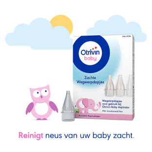 Baby Wegwerpdopjes bij Otrivin Baby Aspirator neusjesreiniger 10ST