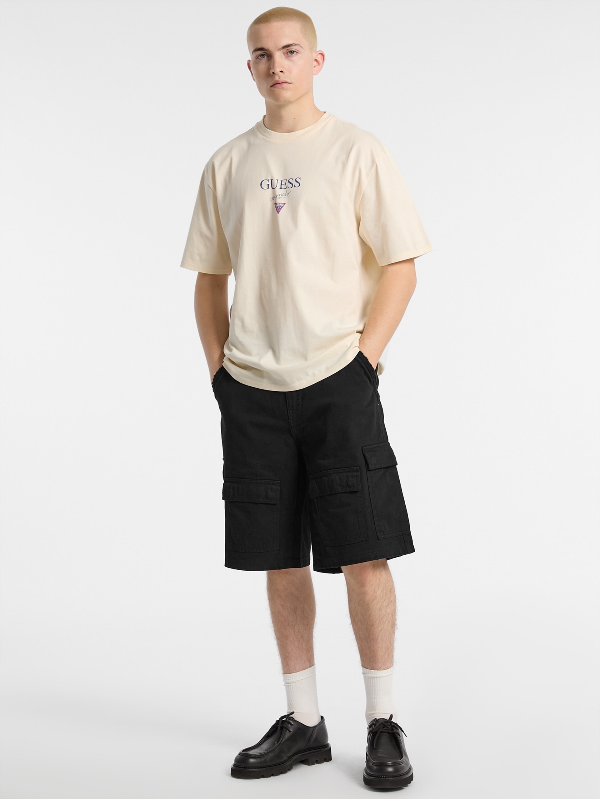 Calções cargo GUESS Originals Eco Twill