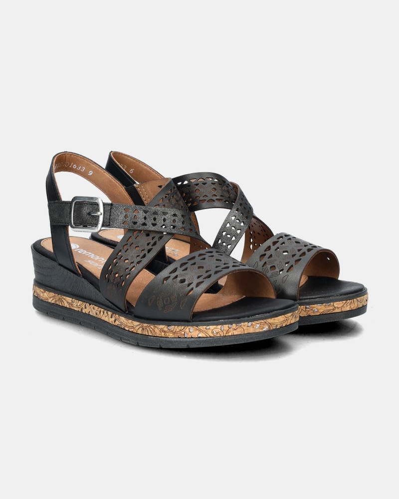 Remonte Sandalen  - zwart