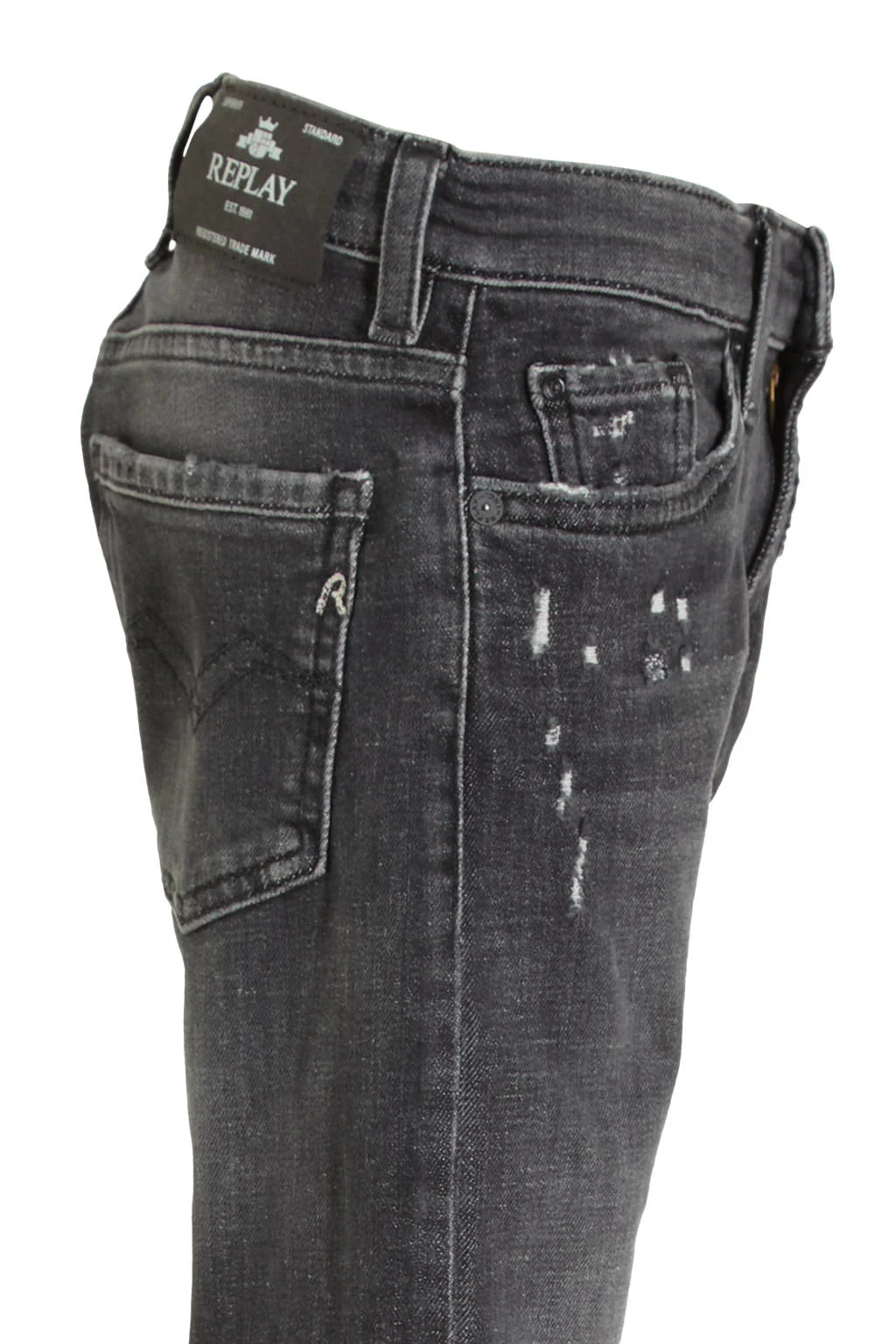 REPLAY regular fit jeans black denim
