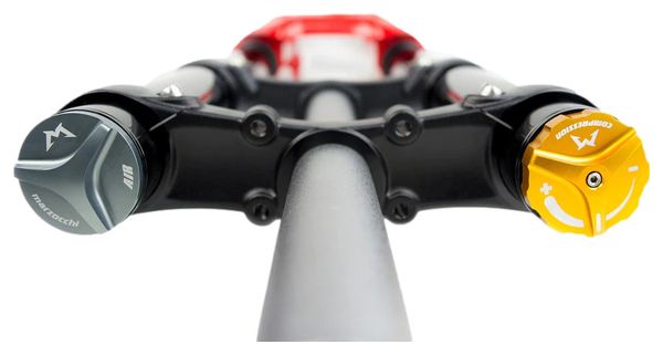 Fourche Marzocchi Bomber 58 27.5'' Air Grip Sweep Adj | 20TAx110mm | Déport 51mm | Rouge
