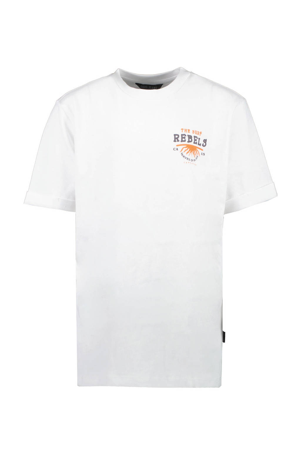 Cars T-shirt RADHEM met backprint wit