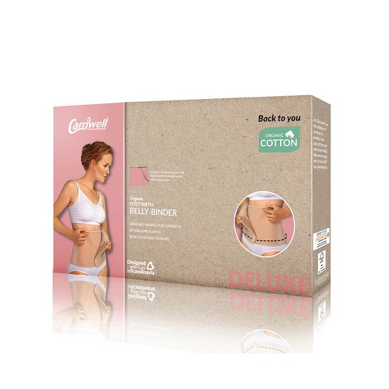 Ceinture de maintien abdominal en coton biologique   Beige        de               Carriwell