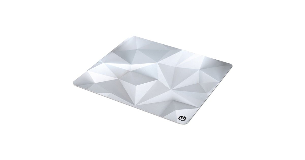 ENDORFYCrystal Onyx White L gaming muismat  (Wit/grijs)