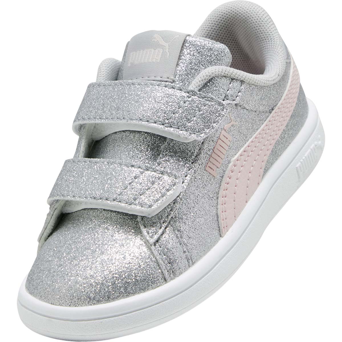 PUMA Smash 3.0 Glitz Glam Velcro Sneakers Børn