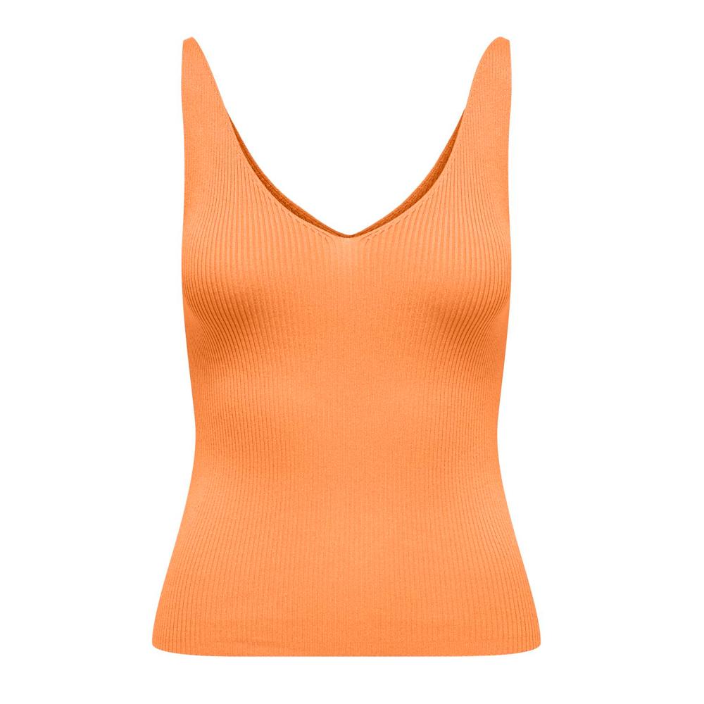 JDY Débardeur en Maille Orange Femme JDY NANNA