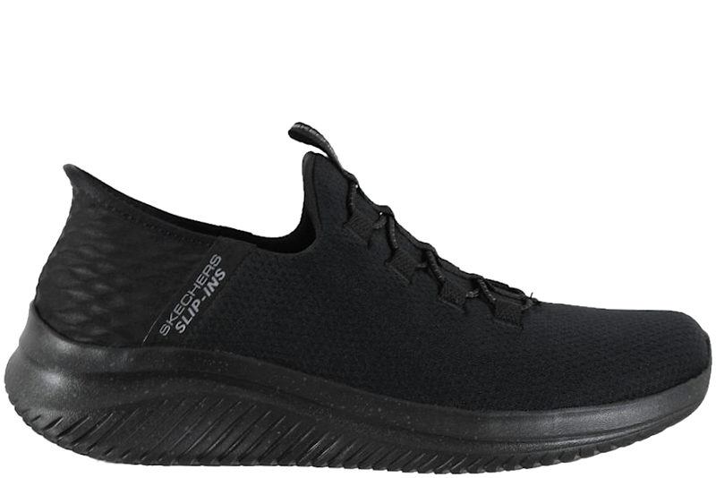 SKECHERS ULTRA FLEX 3.0 - RIGHT AWAY BLACK SLIP-INS SNEAKER