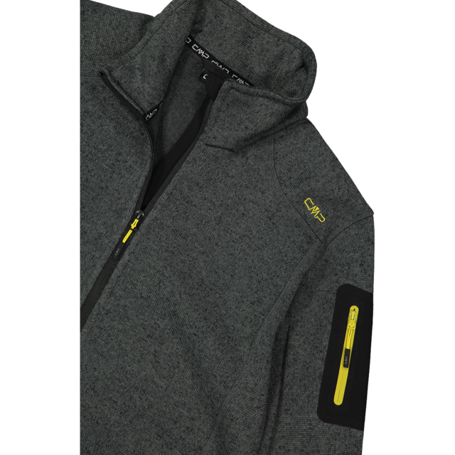 CMP Strickfleecejacke 1 Stk. tlg. ohne Kapuze Wärmend & atmungsaktiv & schnell trocknend