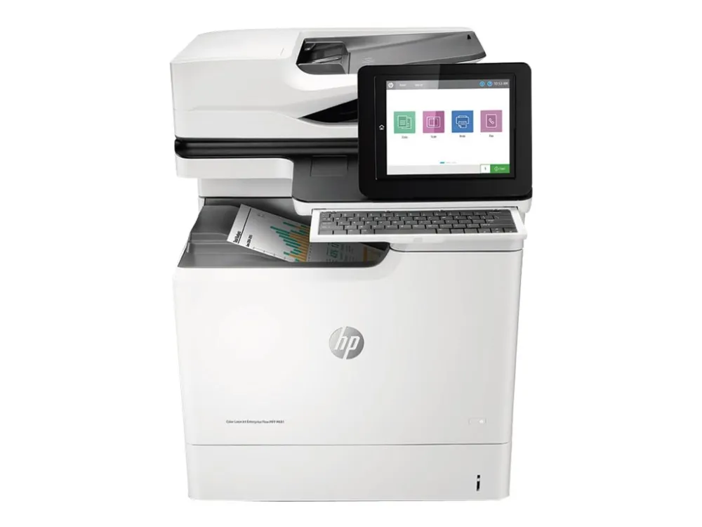 HP Color LaserJet Enterprise MFP M681dh - Multifunktionsprinter - farve - laser - 215.9 x 863.6 mm (original) - A4/Legal (medie) - op til 47 spm (kopiering) - op til 47 spm (udskriver) - 650 ark - USB 2.0, Gigabit LAN, USB 2.0 vært