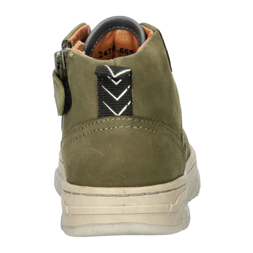 Nelson Kids leren sneakers groen