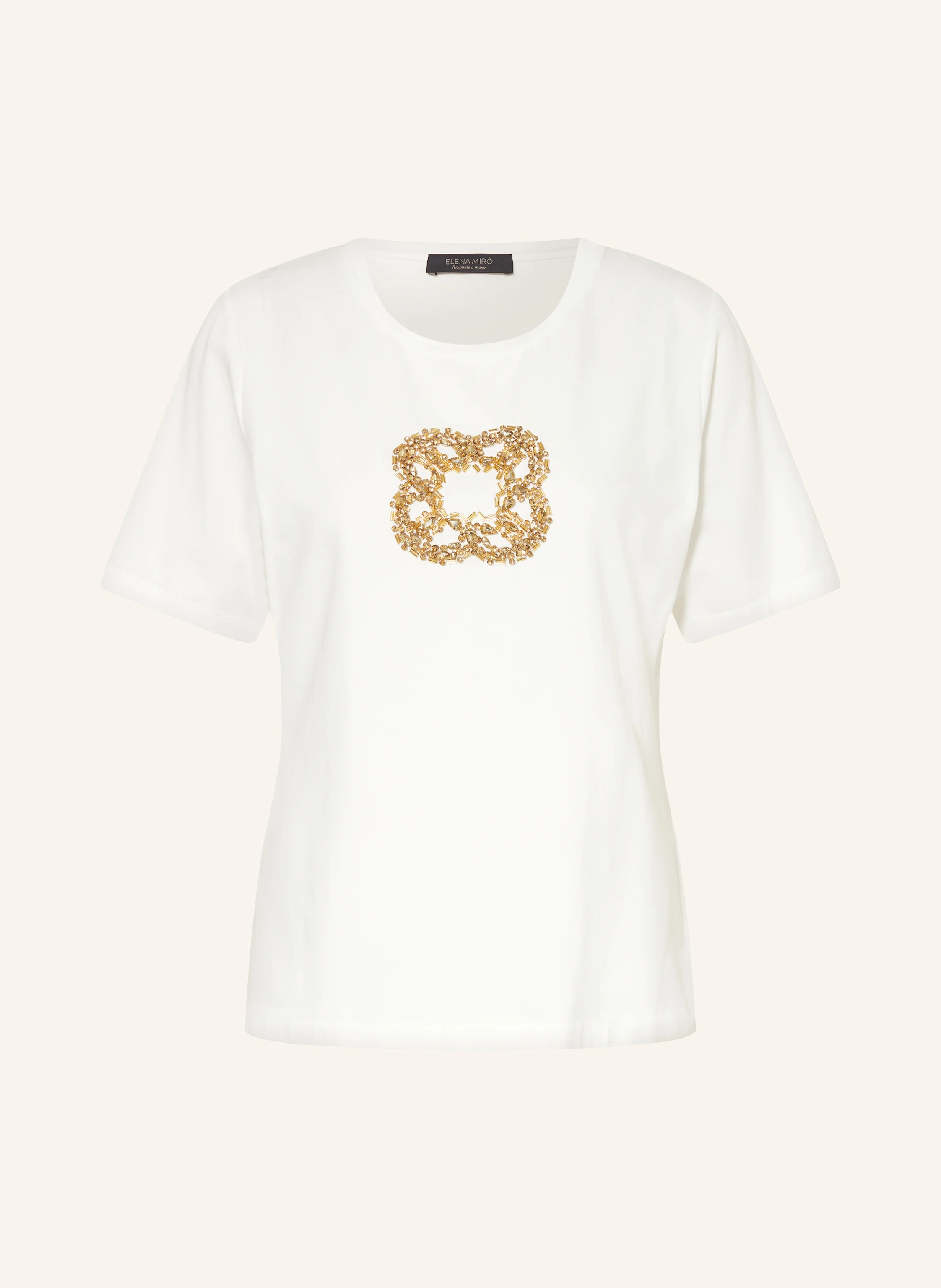 ELENA MIRO T-Shirt mit Schmucksteinen