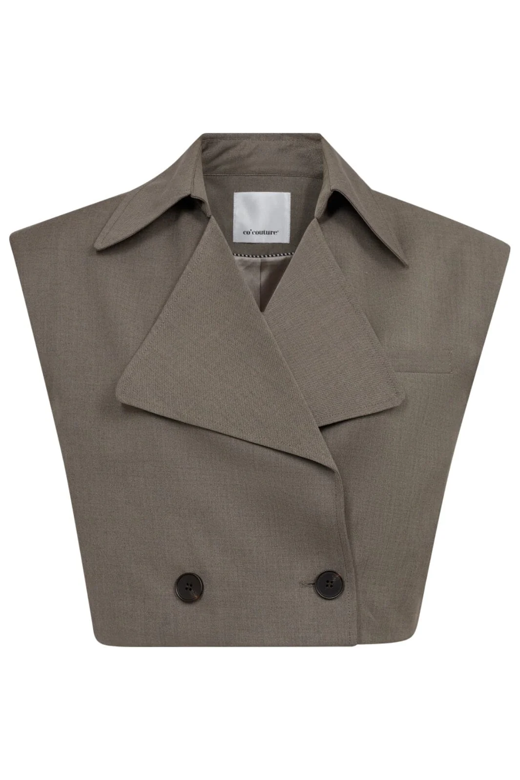 Co´Couture Vidacc Crop Waistcoat 30194