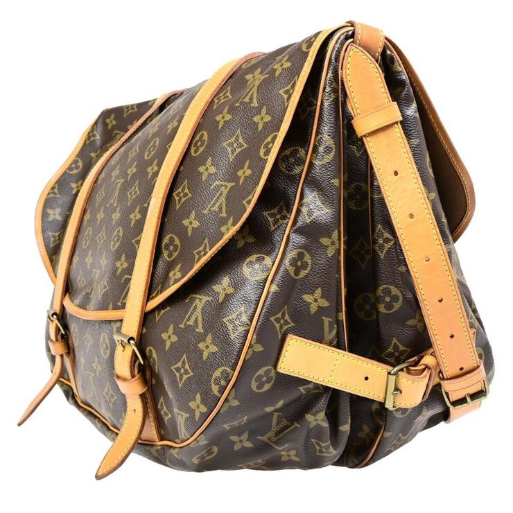 Louis Vuitton Vintage Louis Vuitton Saumur Brown