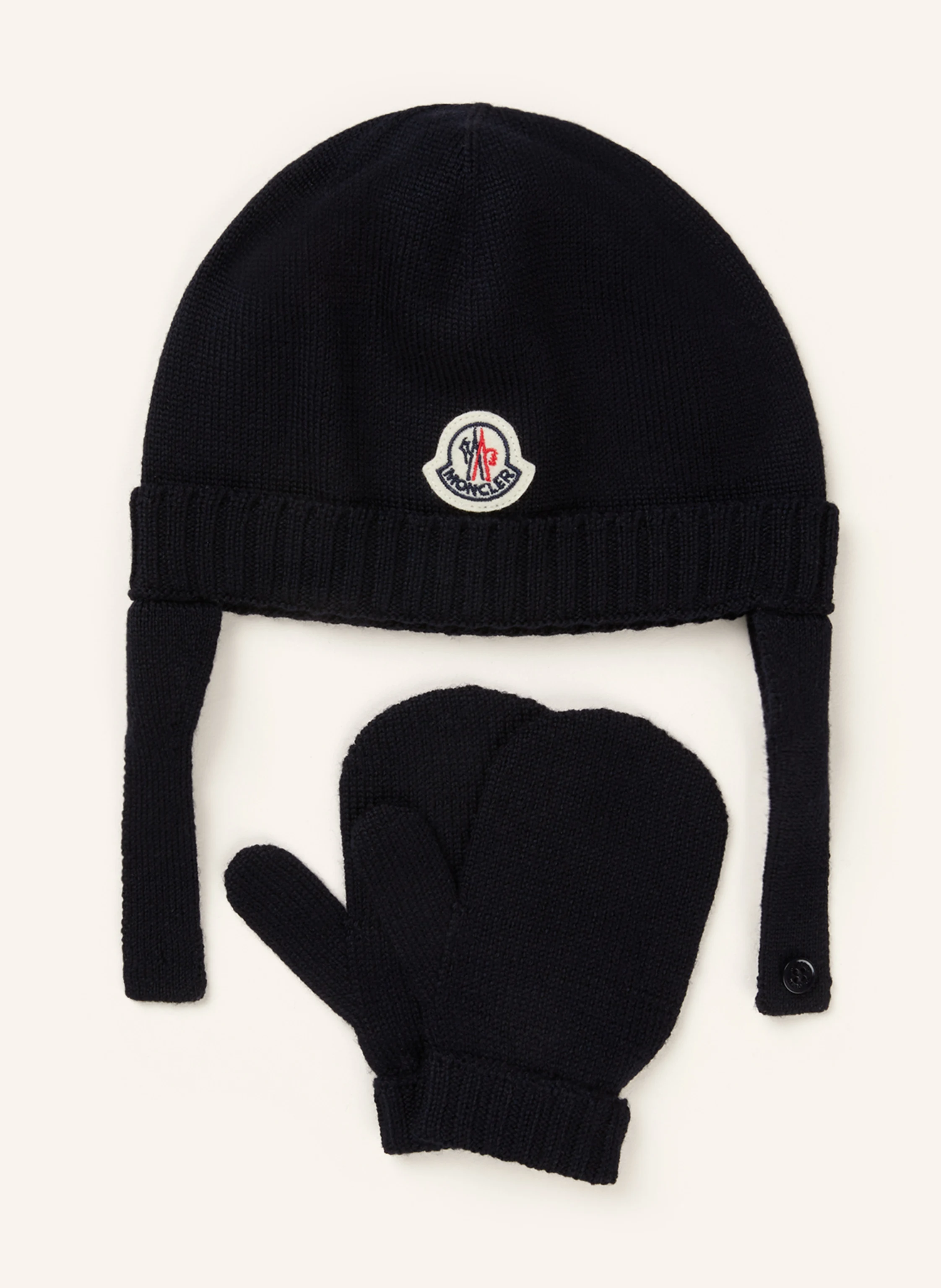 MONCLER enfant Set: Handschuhe und Mütze