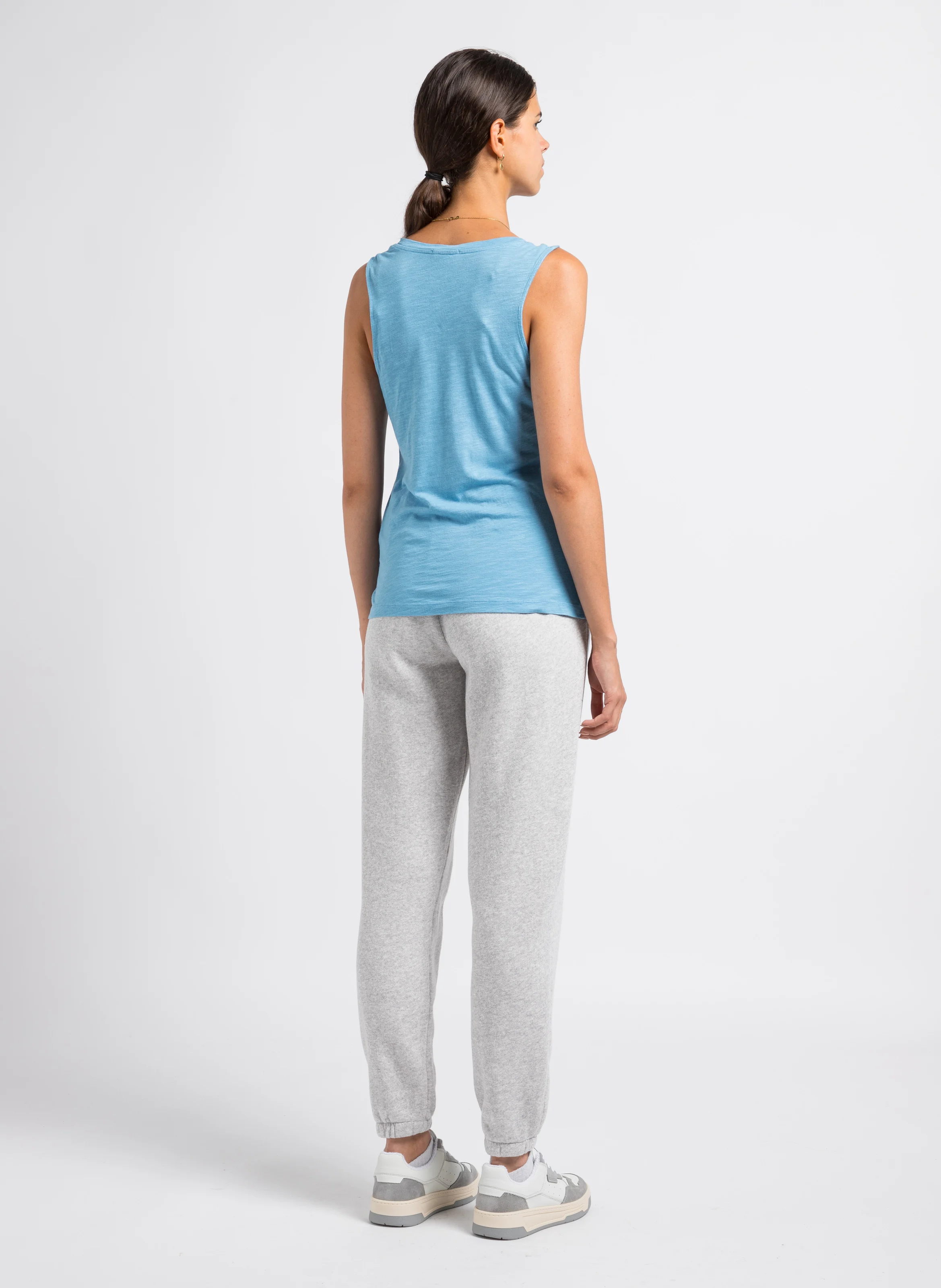 KODYTOWN - Jogging taille haute en coton | Gris