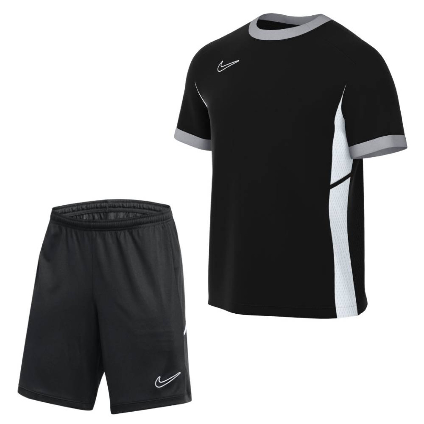 Nike Academy 25 Trainingsset Zwart Grijs Wit