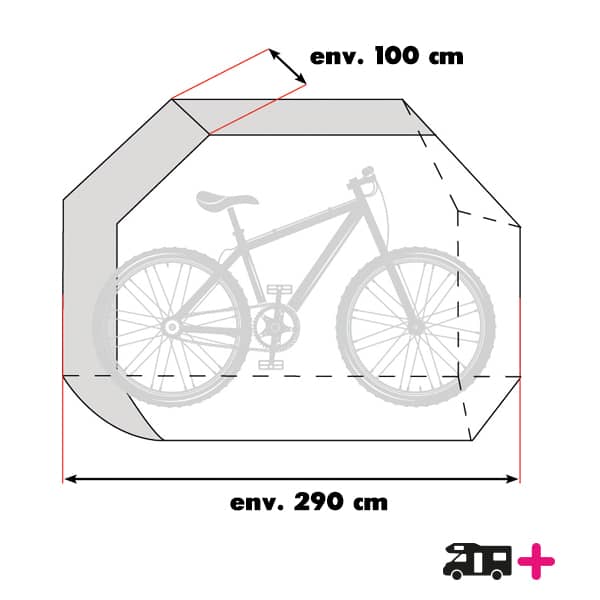Housse Bike Cover S FIAMMA 4 vélos