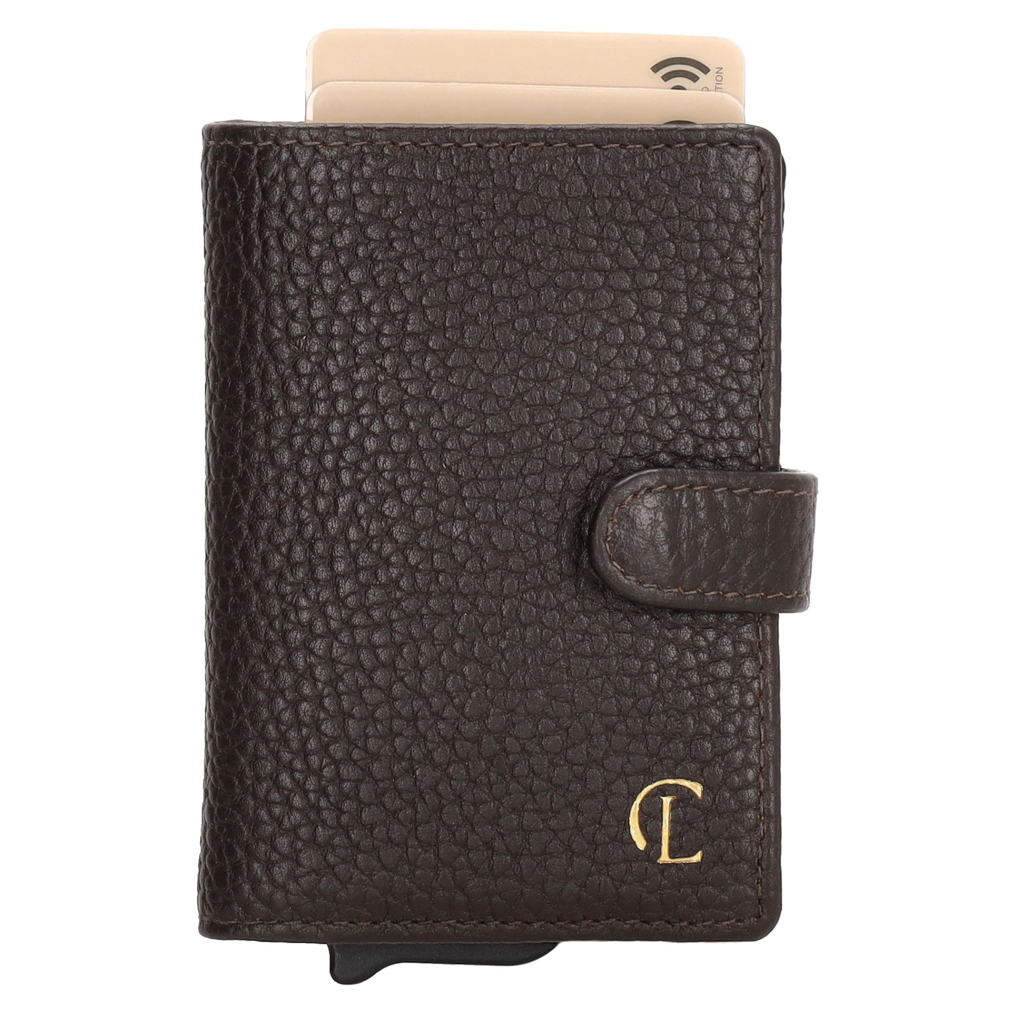 Charm London Union Square Creditcard Etui Donkerbruin