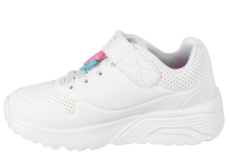 SKECHERS UNO LITE - HEART STATUS WHITE SNEAKER