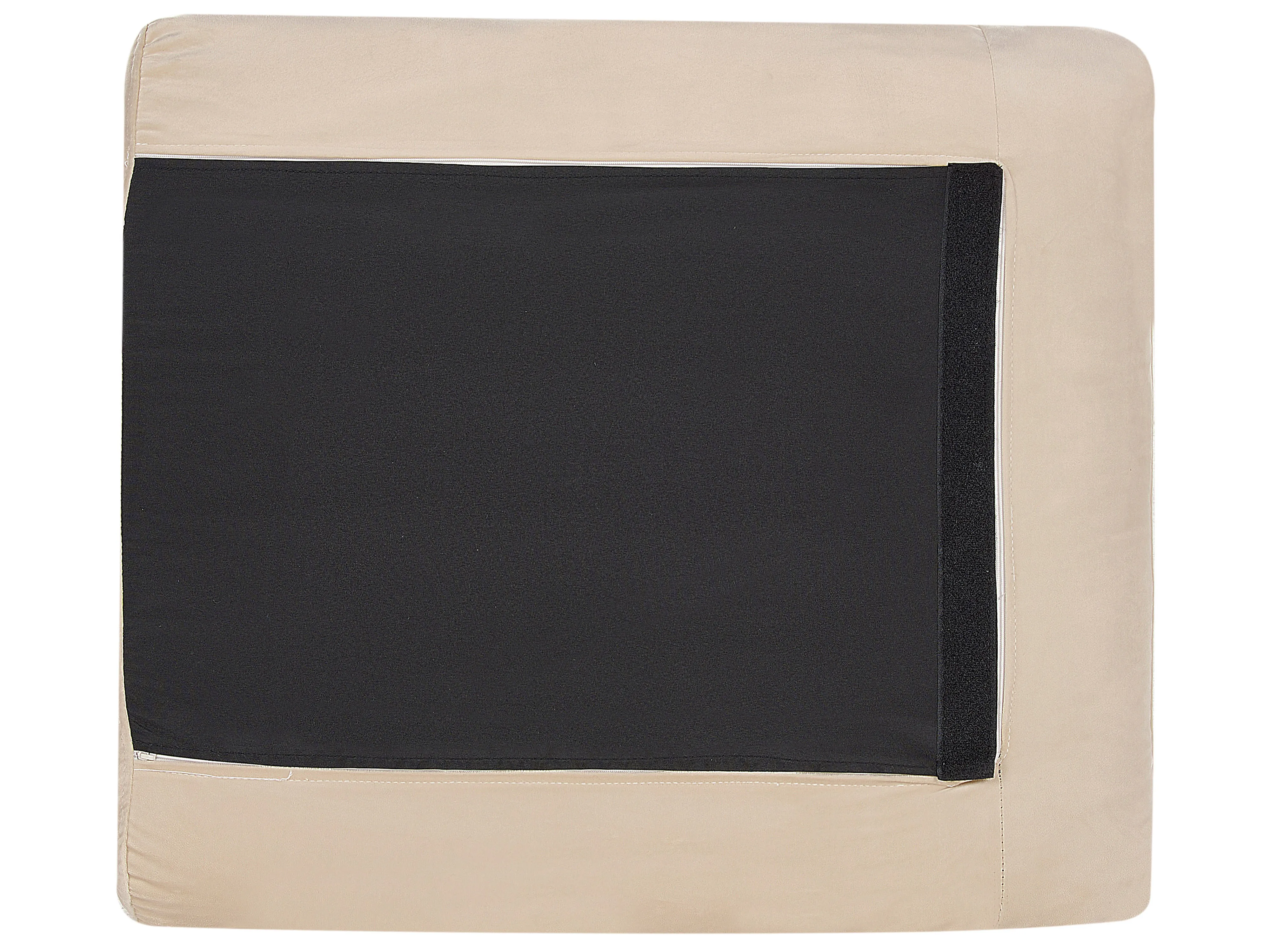 Bankenset 5-zits VINTERBRO Fluweel Beige met ottomaan