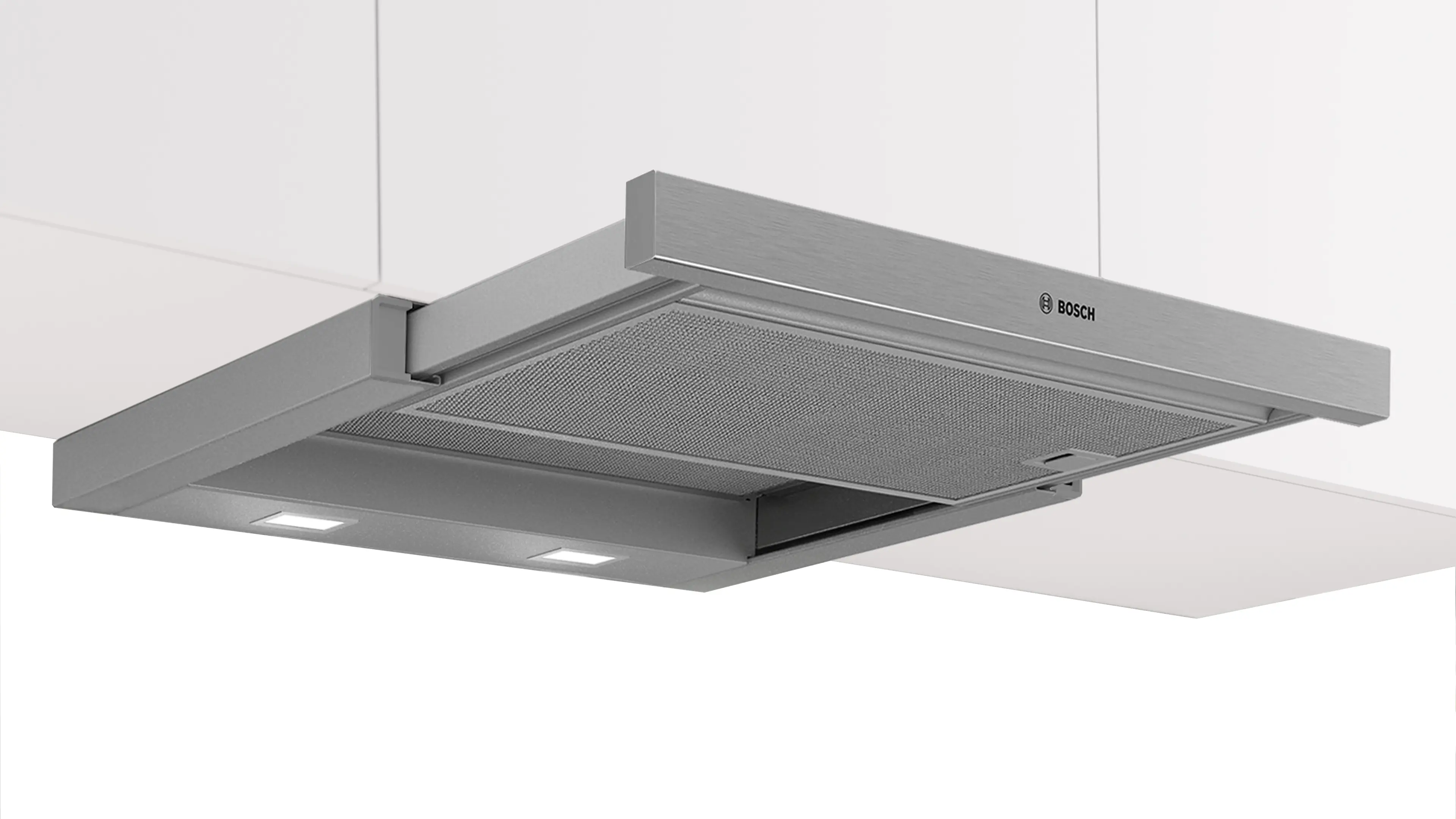 Serie 2 Vlakscherm afzuigkappen 60 cm Zilver metallic