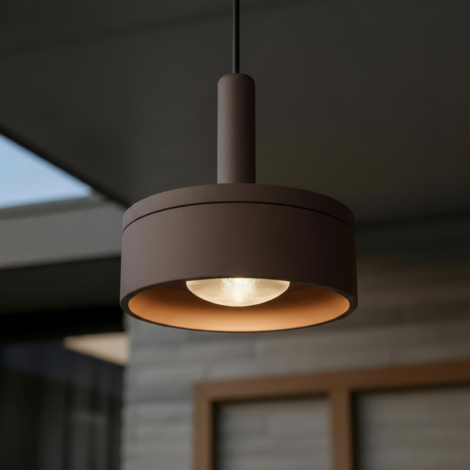 Lucide LENZ Hanglamp - Roest bruin