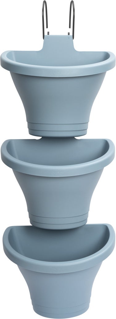 Elho hangpot Corsica lichtblauw 26,7 x 17 x 29,7 cm 3 stuks