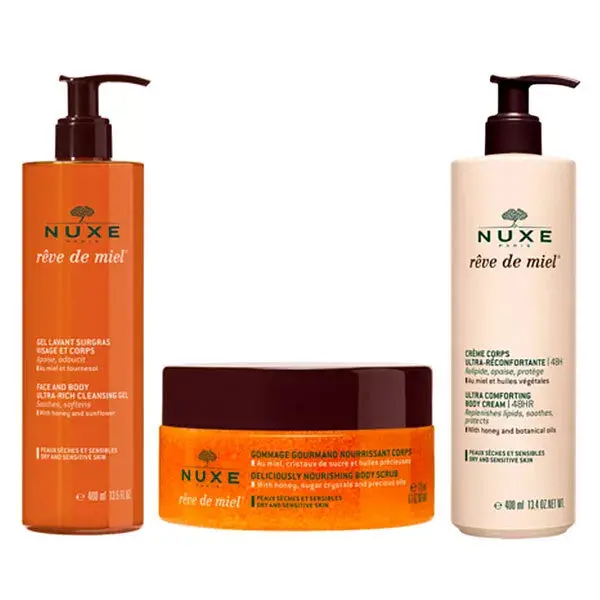 Nuxe Rêve de Miel Routine Corps Cocooning