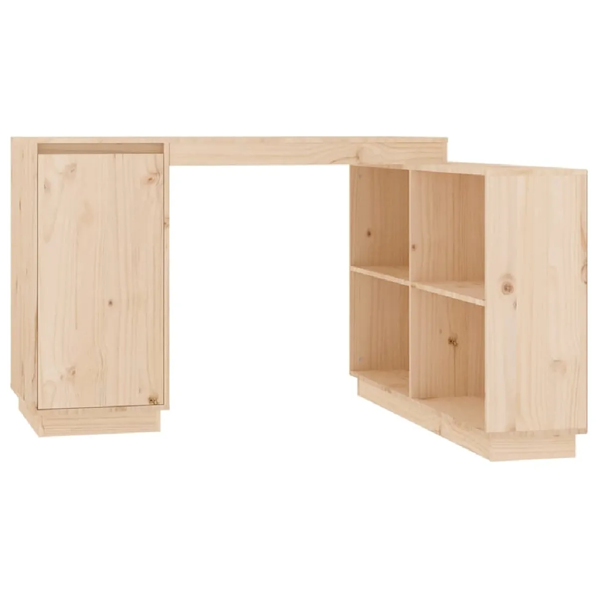 vidaXL Bureau Bois de pin 110x50x75 cm