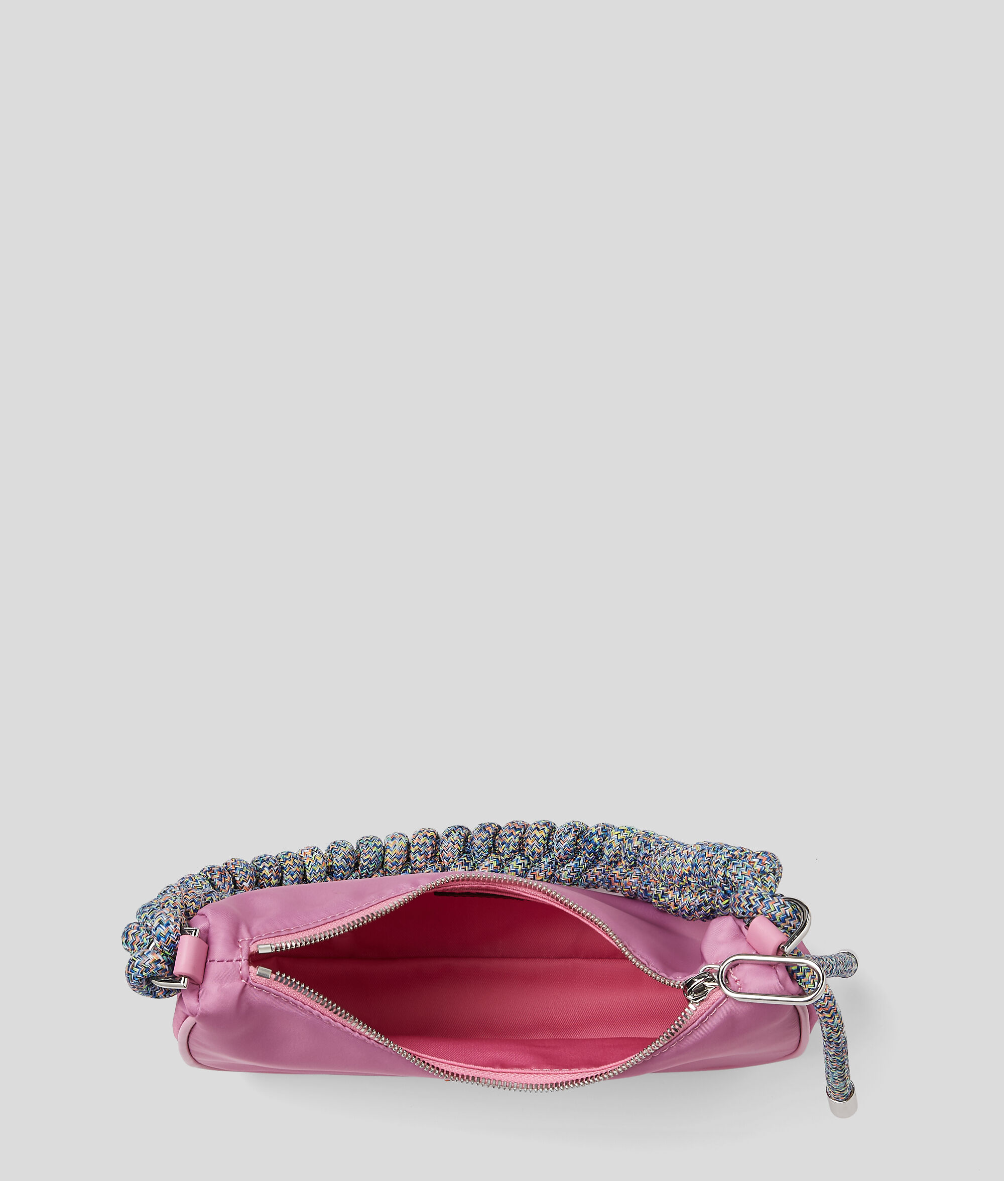 Petit sac porté épaule KLJ avec sangle tressée