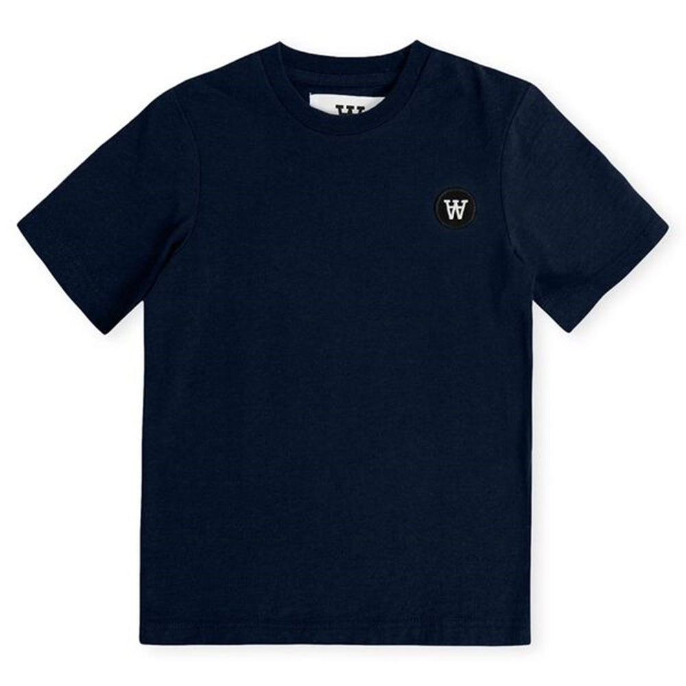 Double A Ola T-shirt Navy - Wood Wood → Luksusbaby.dk