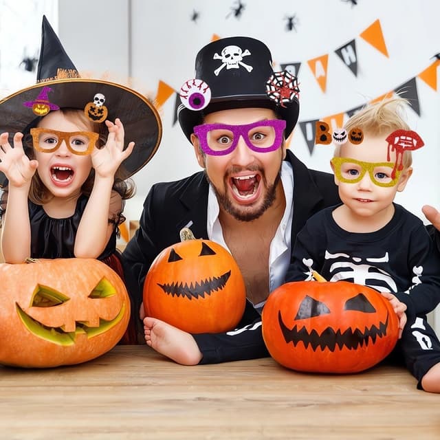 Halloween Briller Fest Kostume Dekoration