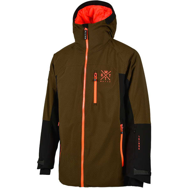 Veste de ski WATTS REGULAR JR CARBON KAKI