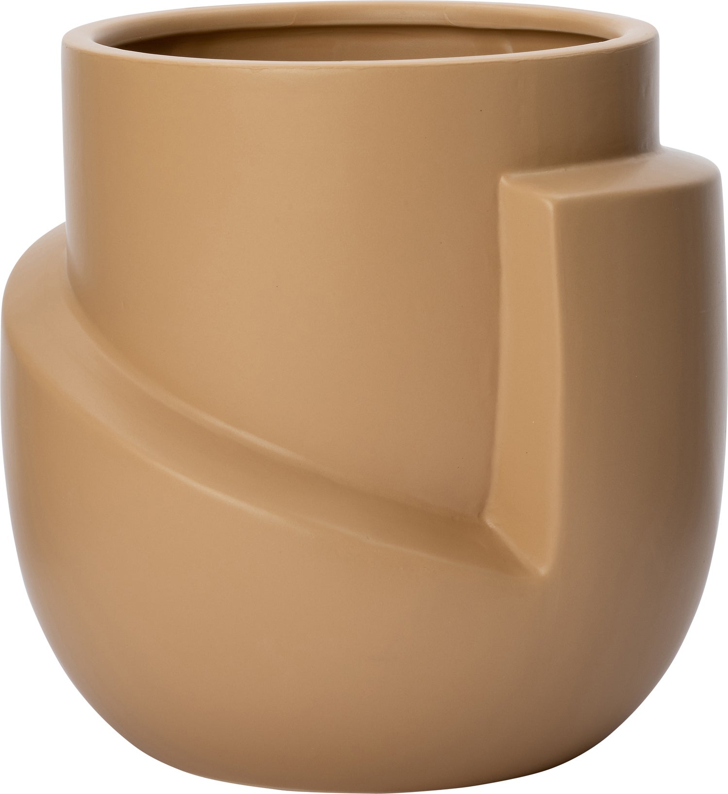 Intratuin bloempot Unni bruin D 25 H 25 cm