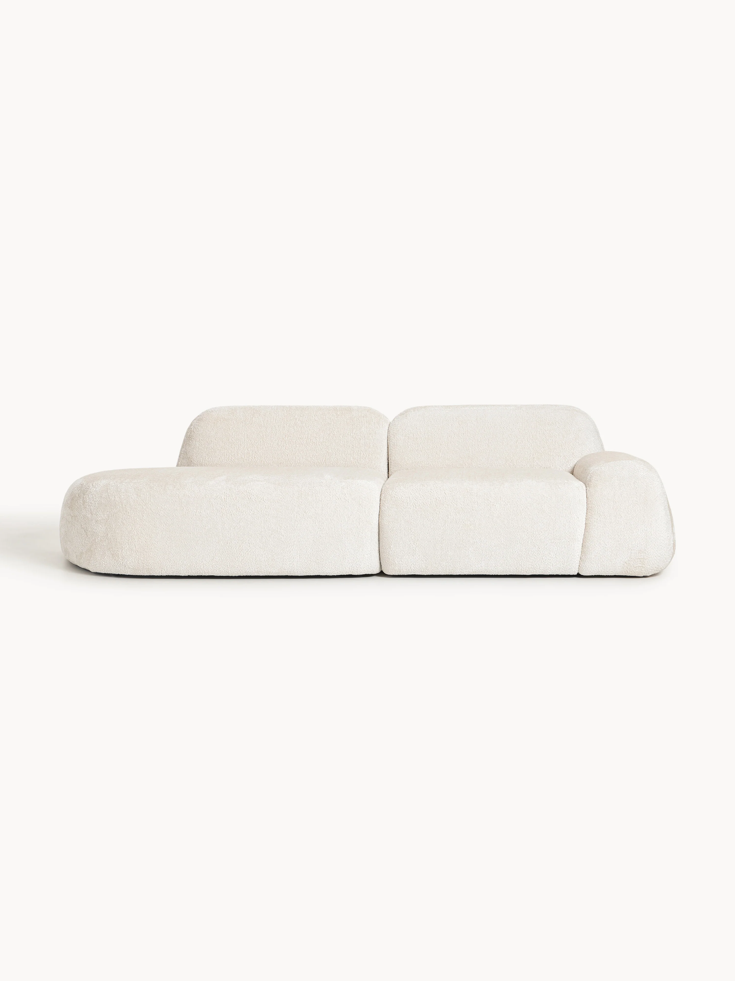 Modulaire teddy bouclé chaise Wolke (3-zits)