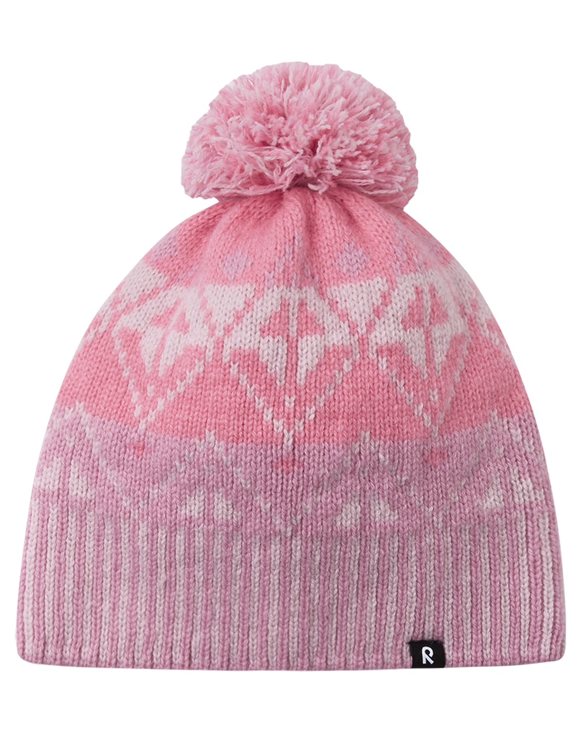 Strickmütze POHJOINEN in grey pink